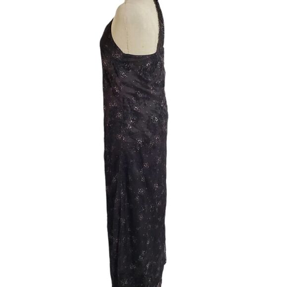 Sugarlips Black Floral and Lace  Maxi Dress - Picture 6 of 8
